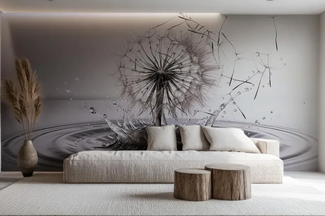 Fototapeta: Dmuchawiec wśród wody