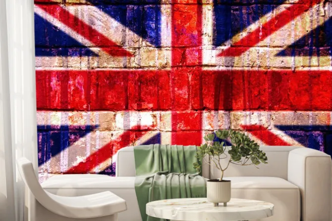 Fototapeta: Drapeau royaume uni street art