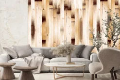 Fototapeta: Drewniana tekstura deski w stylu retro