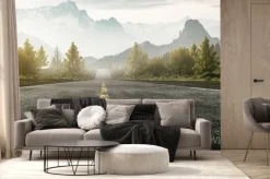 Fototapeta: Droga prowadzi w góry