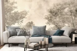 Fototapeta: Drzewa liściaste natura w stylu vintage