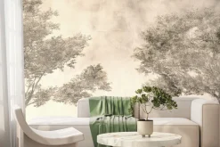 Fototapeta: Drzewa liściaste natura w stylu vintage