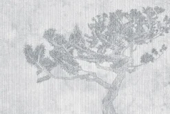Fototapeta: Drzewo o subtelnym rysunku w stylu vintage