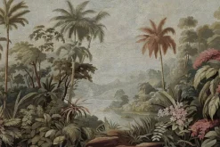 Fototapeta: Dżungla tropikalny krajobraz w stylu akwareli