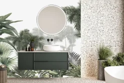 Fototapeta: Dżungla tropikalne rośliny minimalistyczny krajobraz