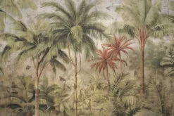 Fototapeta: Dżungla vintage z egzotycznymi drzewami