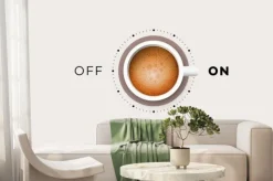 Fototapeta: Dzień dobry. koncepcyjna ilustracja motywacji. wektor filiżankę