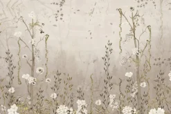 Fototapeta: Dzika roślinność z kwitnącymi kwiatami