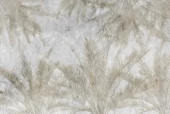 Fototapeta: Egzotyczne liście palm w stylu retro