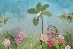 Fototapeta: Egzotyczne ptaki tropikalny krajobraz
