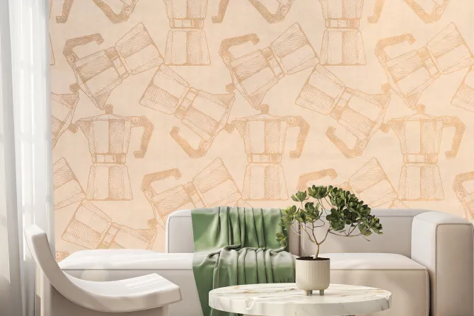 Fototapeta: Ekspres do kawy w stylu vintage