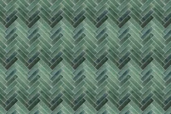 Fototapeta: Elegancka kompozycja zielonych płytek