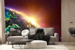 Fototapeta: Europa widziana z kosmosu