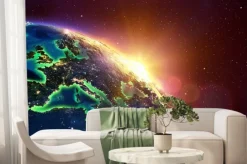 Fototapeta: Europa widziana z kosmosu