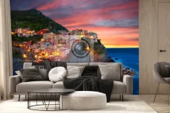 Fototapeta: Famous city of manarola in italy - cinque terre, liguria