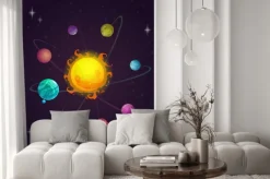 Fototapeta: Fantasy układ słoneczny