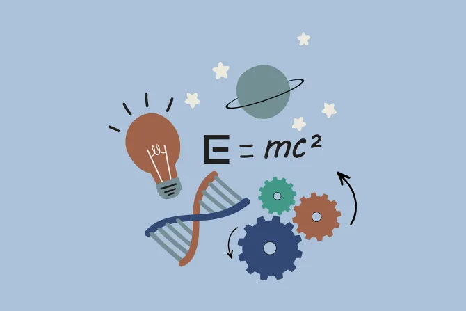 Fototapeta: Fizyka wśród planet i gwiazd