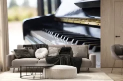 Fototapeta: Fortepian to instrument muzyczny, że klawiatura i popularne w