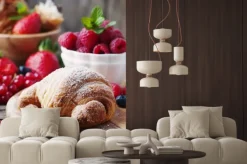 Fototapeta: Fresh croissant z mieszanki jagód