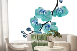 Fototapeta: Gałązka z niebieskim storczykiem