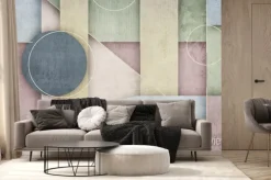 Fototapeta: Geometryczna abstrakcja 3d