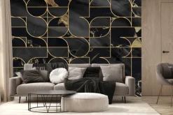 Fototapeta: Geometryczna mozaika w stylu art deco