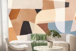 Fototapeta: Geometryczna tekstura z kształtami