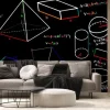 Fototapeta: Geometryczne kształty i wzory matematyczne