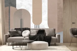 Fototapeta: Geometryczne kształty łuki