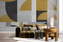 Fototapeta: Geometryczne kształty na betonie