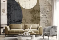 Fototapeta: Geometryczne kształty na teksturowym tle