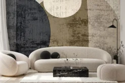 Fototapeta: Geometryczne kształty na teksturowym tle