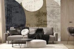 Fototapeta: Geometryczne kształty na teksturowym tle