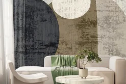 Fototapeta: Geometryczne kształty na teksturowym tle