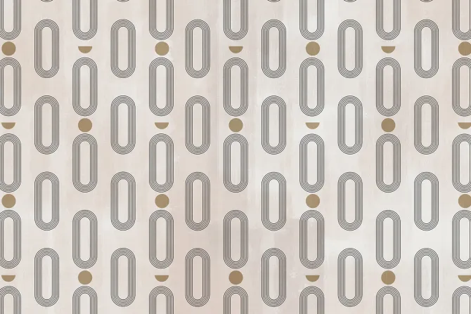 Fototapeta: Geometryczne kształty na teksturowym tle w beżu