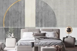 Fototapeta: Geometryczne kształty efekt betonu