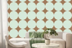 Fototapeta: Geometryczny wzór w kształcie kół