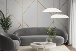 Fototapeta: Geometryczny wzór ze złotymi liniami