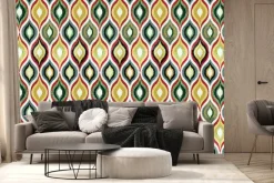 Fototapeta: Geometryczny wzór w stylu retro