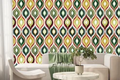 Fototapeta: Geometryczny wzór w stylu retro