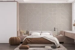 Fototapeta: Geometryczny wzór z kształtami