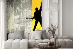 Fototapeta: Gitarzysta wektor tła / wydruku