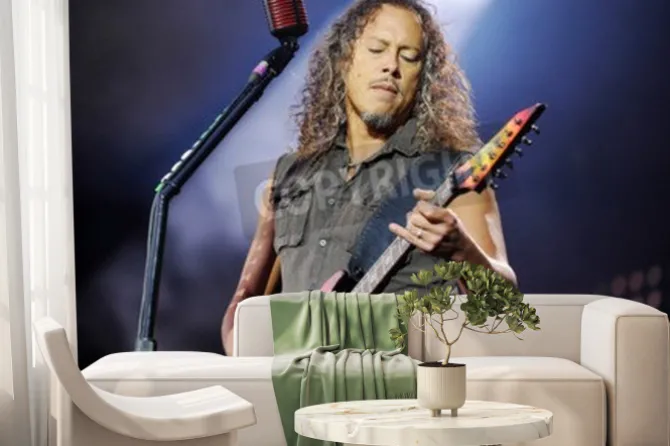 Fototapeta: Gitarzysta zespołu metallica