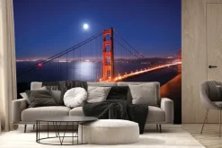 Fototapeta: Golden gate bridge nocny krajobraz