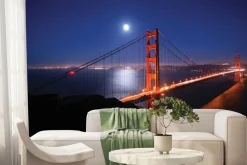 Fototapeta: Golden gate bridge nocny krajobraz