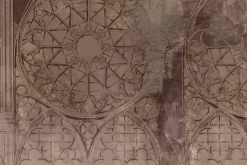 Fototapeta: Gotycki witraż w stylu vintage