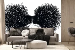 Fototapeta: Głowa dziewczyny w kucykach afro