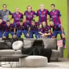 Fototapeta: Gracze fcb pozowanie do zdjęć w gamper meczu pomiędzy fc barcelona