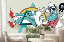 Fototapeta: Graffiti hipster