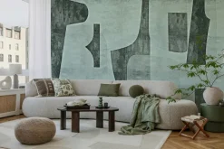 Fototapeta: Graffiti kształty w zielonych kolorach